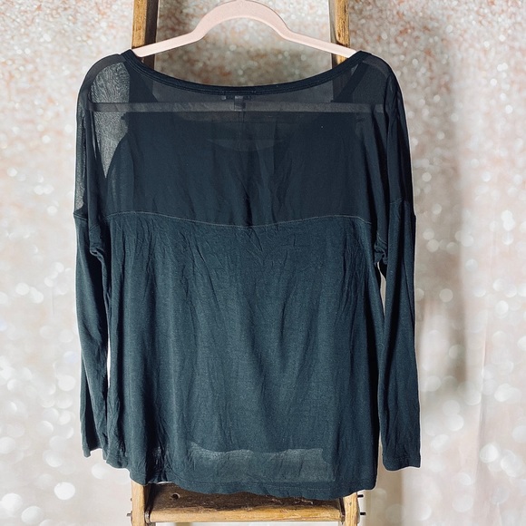 Juicy Couture Black Longsleeve with Sheer Paneling - Picture 5 of 5